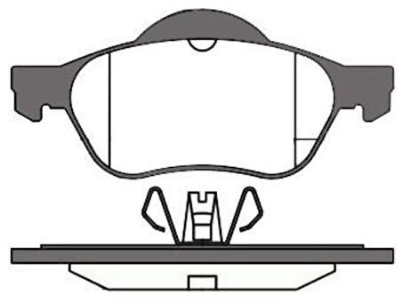 MGA 55154 Fren Balatası Ön Laguna II Megane II Y.M Scenic II 410601237R