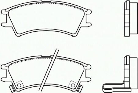 MGA 55223 Balata Fren Ön-Atos 99-04 5810102A00