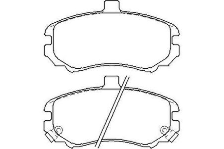 MGA 55232 Balata Fren Ön-Elantra 04-05 581012DA50