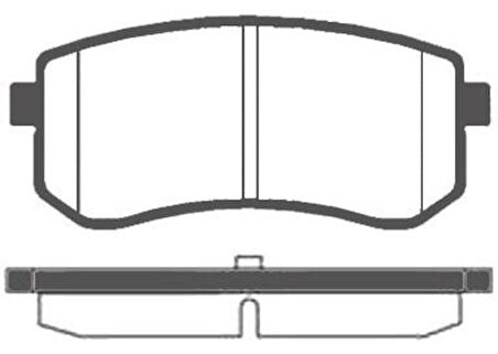MGA 55241 Balata Fren Arka i10 08-12-Picanto 04-9 583020XA00