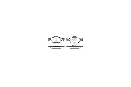 MGA 55247 Ön Fren Disk Balata Ford Fiesta 1996-2007 1010503