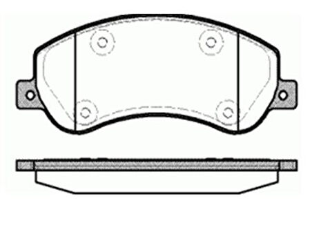 MGA 55259 Ön Fren Disk Balata Fişli Transit V347 06-Volkswagen Amarok 9 6C112K021AC