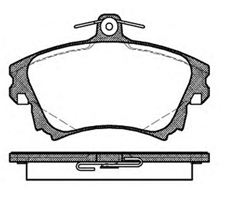 MGA 55291 Balata Fren Ön Volvo S40-V40 98-04-Mitsubishi Carisma 1.6 96-01 MR527656