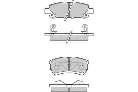 MGA 55295 Balata Fren Arka Mitsubishi Lancer 03-11-Outlander 03-10 4605A337