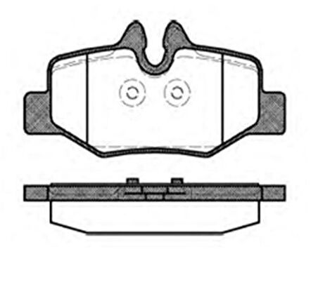 MGA 55305 Fren Balatası Arka Viano W639 03-Vito W639 03- 14211010