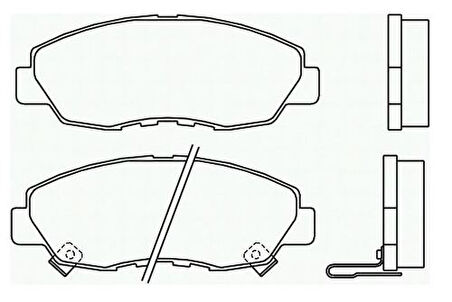 MGA 55306 Balata Fren Ön-Honda Accord 90-97 45022SM4A00