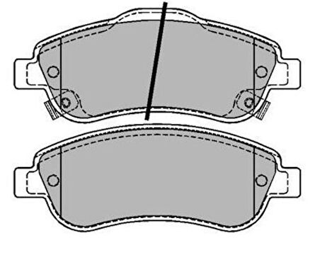 MGA 55327 Fren Balatası Ön-Honda CRV III 2007-Honda CRV IV 2007-2012-Honda CRV V 2015- 45022SWWG02