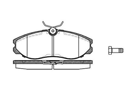 MGA 55410 Balata Fren Ön-Nissan Vanetta 97-08-Terrano 93-07 R20 4WD D10602X80A