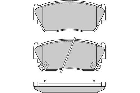 MGA 55411 Balata Fren Ön-Nissan Sunny 90-95 DA06M50Y93