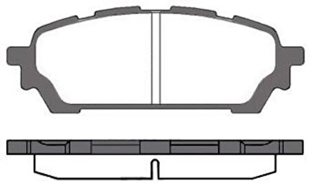 MGA 55420 Balata Fren Arka Subaru Impreza 00-07-Forester 03-07 26696FE050