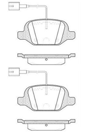 MGA 55527 Disk Balata Arka Linea 2010-Çift Fişli Balata 77365858