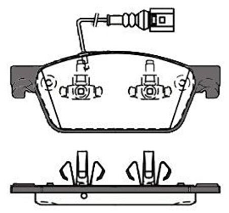 MGA 55567 Ön Fren Balatası Volkswagen Transporter 10-18 7E0698151