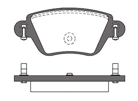 MGA Fren Balatası Arka Gdb1435 (Renault: Kango 1.9dcı 01=/Mondeo 00=)