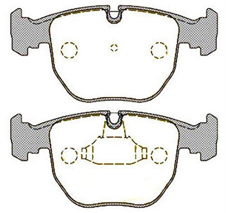 MGA 56215 Fren Balatası Ön E-38 7.40-E-39-5.30-E 52 34116761252