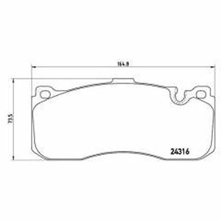 MGA Fren Balatası On Bmw:116ı 118ı 120ı 130ı 118d 120d 123d 04-/316ı 318ı 330ı 318d