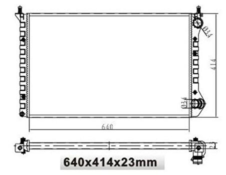 MGA 80108 Su Radyatörü Mekanik Doblo 1.9D 00-Nac 640x414x22 46803039