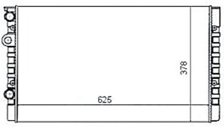 MGA 80191 Su Radyatörü-Klimalı 625x378 Volkswagen Caddy 96-03 Golf 92-98 Polo 95-02 Polo CLS 96-02 Ibiza 93-99 AEE-Ahw-Afk-Aua 1H0121253BE