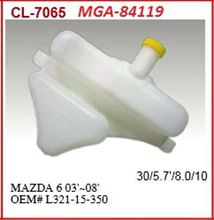 MGA 84119 Yedek Su Deposu-Mazda-6 03-07 L32115350