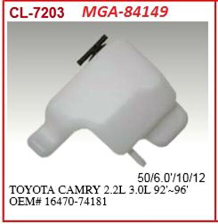 MGA 84149 Yedek Su Deposu-Camry 91-95 1647074181