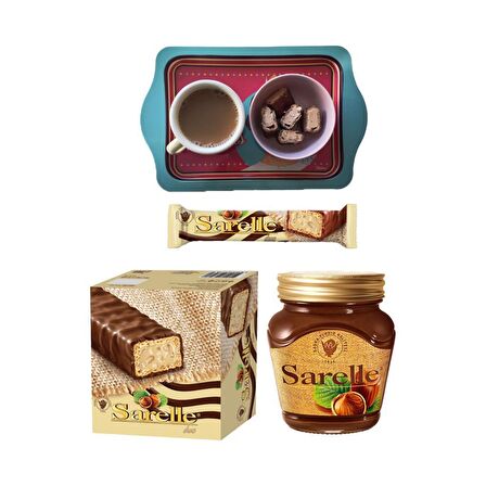 Sarelle Duo 33Gr-20 Adet Gofret&Sarelle Kakaolu Fındık Ezmesi 350 Gr
