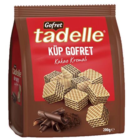 TADELLE KAKAO KREMALI KÜP GOFRET 200g 4'lü