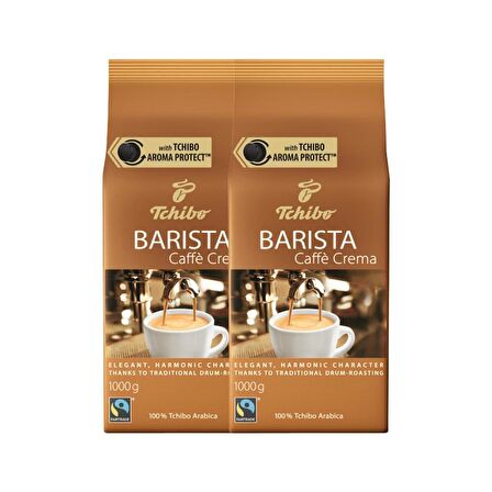 Tchibo Barista Cafe Crema 1KG - 2 Adet 