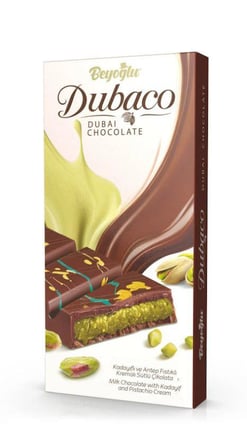 Dubaco Çıtır Kadayıflı Ve Antep Fıstıklı Çikolata 95 Gr x6