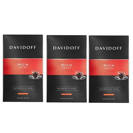 Davidoff Rich Aroma Filtre Kahve 250 gr. 3'lü