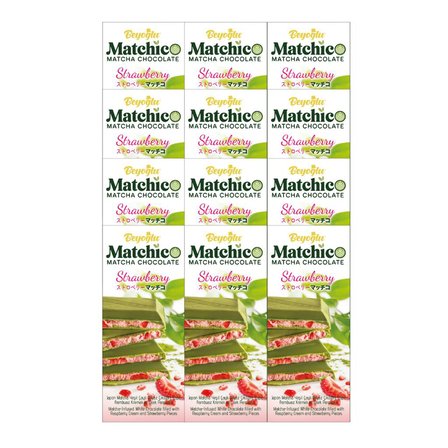 Matchıco Matcha Chocolate Strawberry 95gr x12