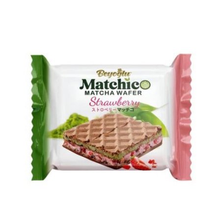 Matchıco Matcha Chocolate Strawberry Gofret 32gr