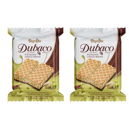 Pıstachıo Choco Wafer 32gr x2