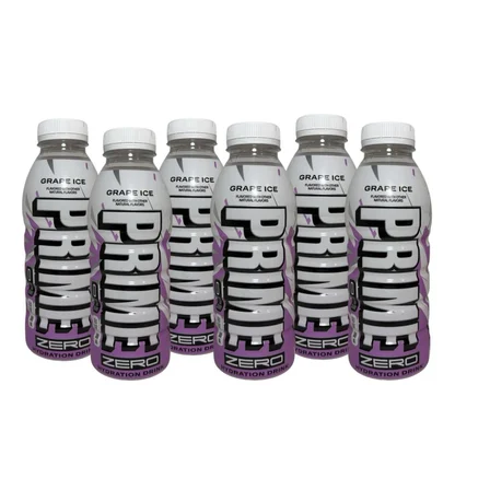 Prime Hydration Grape İce Zero 500ml x6