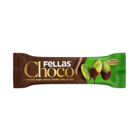 Çikolata Kaplı Meyve Bar Antep Fıstıklı 35gr