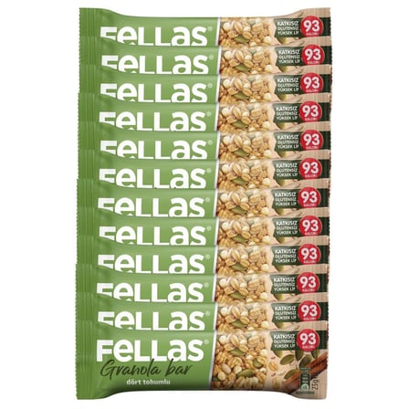 Dört Tohumlu Granola Bar 23gr x12