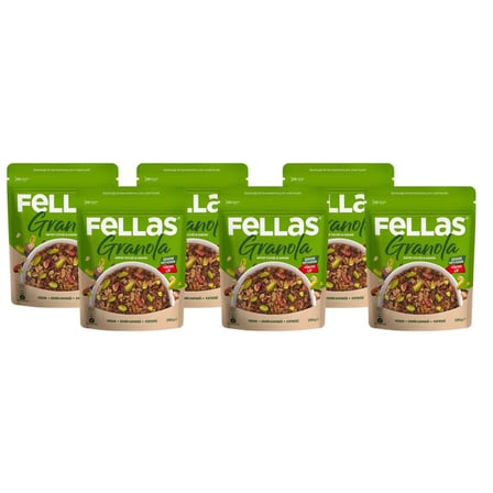 Fellas Granola Antep Fıstığı & Kakao 200gr x6