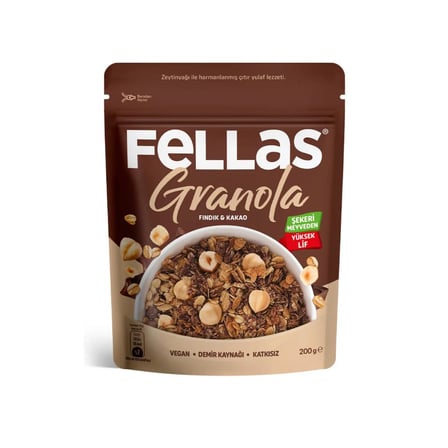 Fellas Granola Fındık & Kakao 200gr