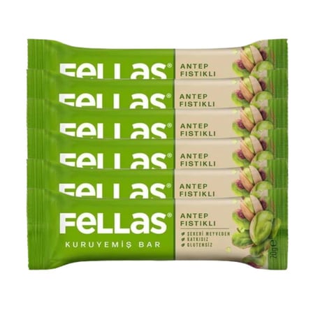 Kuruyemiş Bar Antep Fıstıklı 20gr x6