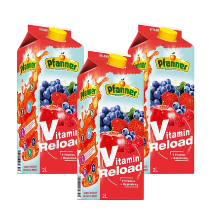Pfanner Vitamin Reload Meyve Suyu 2 LT x3
