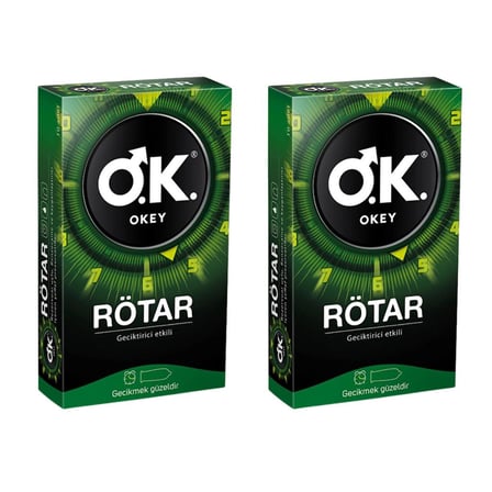 Okey Rötar Prezervatif 10'lu x2