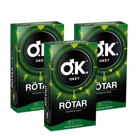 Okey Rötar Prezervatif 10'lu x3