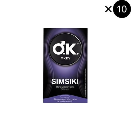 Okey Sımsıkı 10'lu Prezervatif x10 (100 adet)