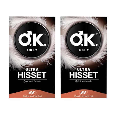 Okey Ultra Hisset Prezervatif 10'lu x2
