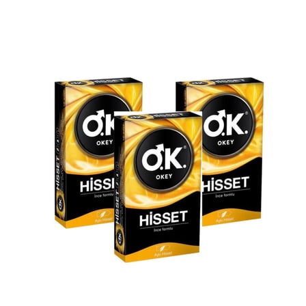 Okey Hisset Prezervatif 10'lu x3