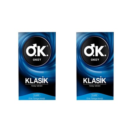 Okey Klasik Prezervatif 10'lu x2
