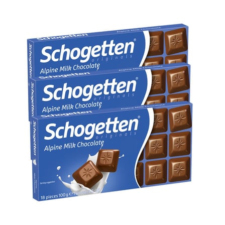 Schogetten Sütlü Çikolata 100gr x3