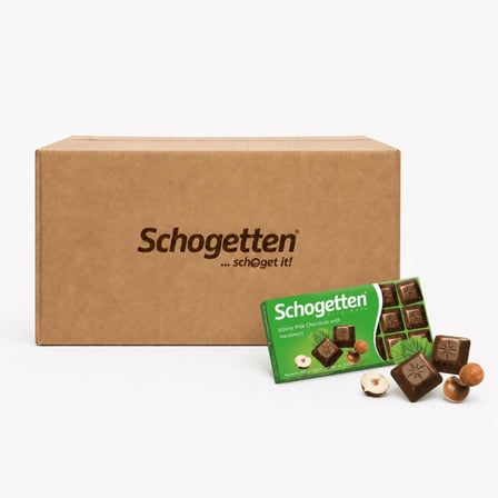 Schogetten Sütlü Fındıklı 100gr x15