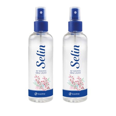 Selin Kiraz Çiçeği Sprey Kolonya 100ml x2