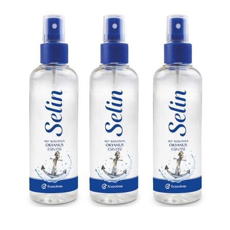 Selin Okyanus Esintisi Sprey Kolonya 100ml x3