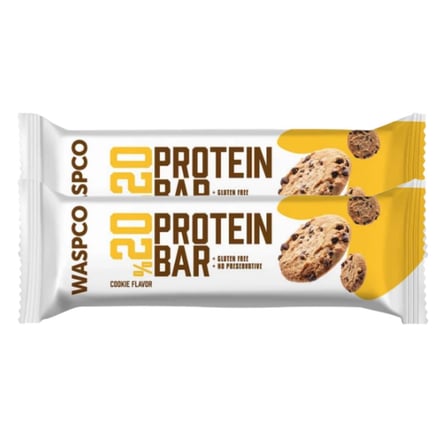 Waspco Kurabiye Aromalı Protein Bar 40gr x2