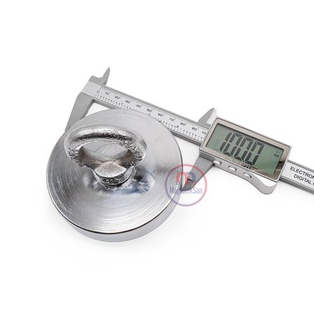 Ø100 mm Deniz Mıknatısı - Kancalı Kurtarma Mıknatısı - 250 kg Güç